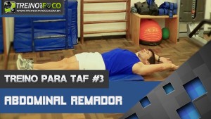 Treino para Abdominal Remador - Concurso Publico