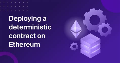 Ethereum: Create Deterministic address without create2
